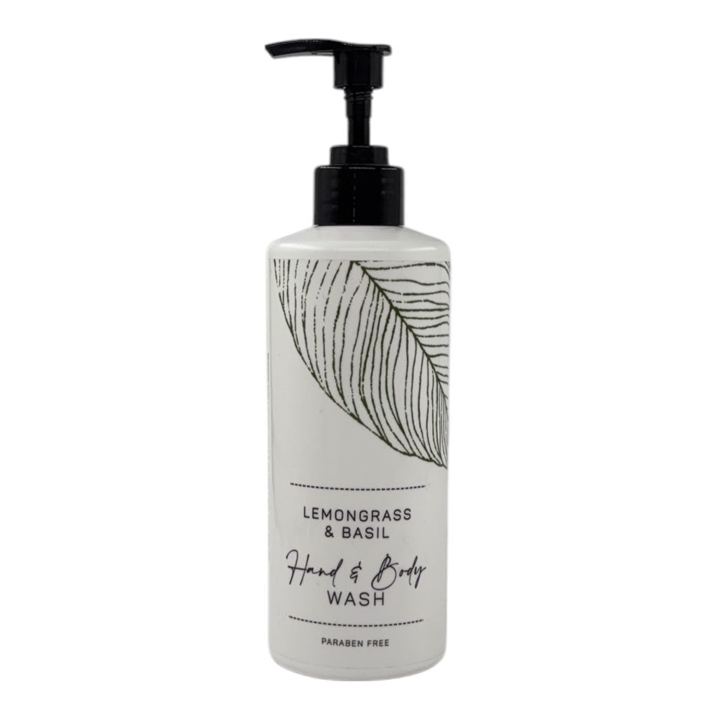 380ml Lemon Grass & Basil Hand & Body Wash